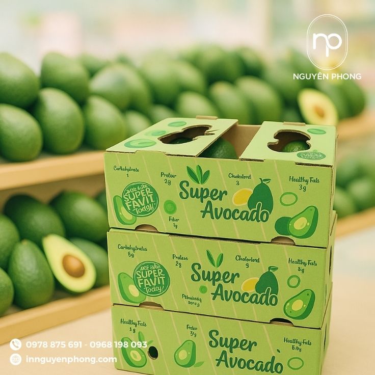 Mẫu thùng carton đựng bơ